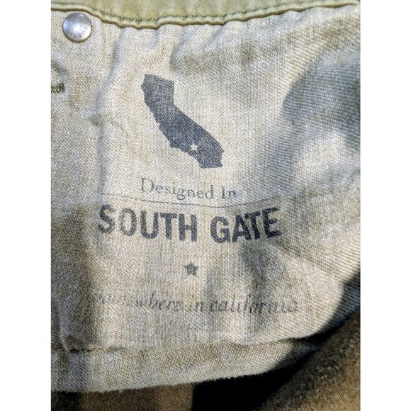 AG Adriano Goldschmied The Prima Mid Rise Cigarette Jeans Olive Green Size 30R - Picture 7 of 7